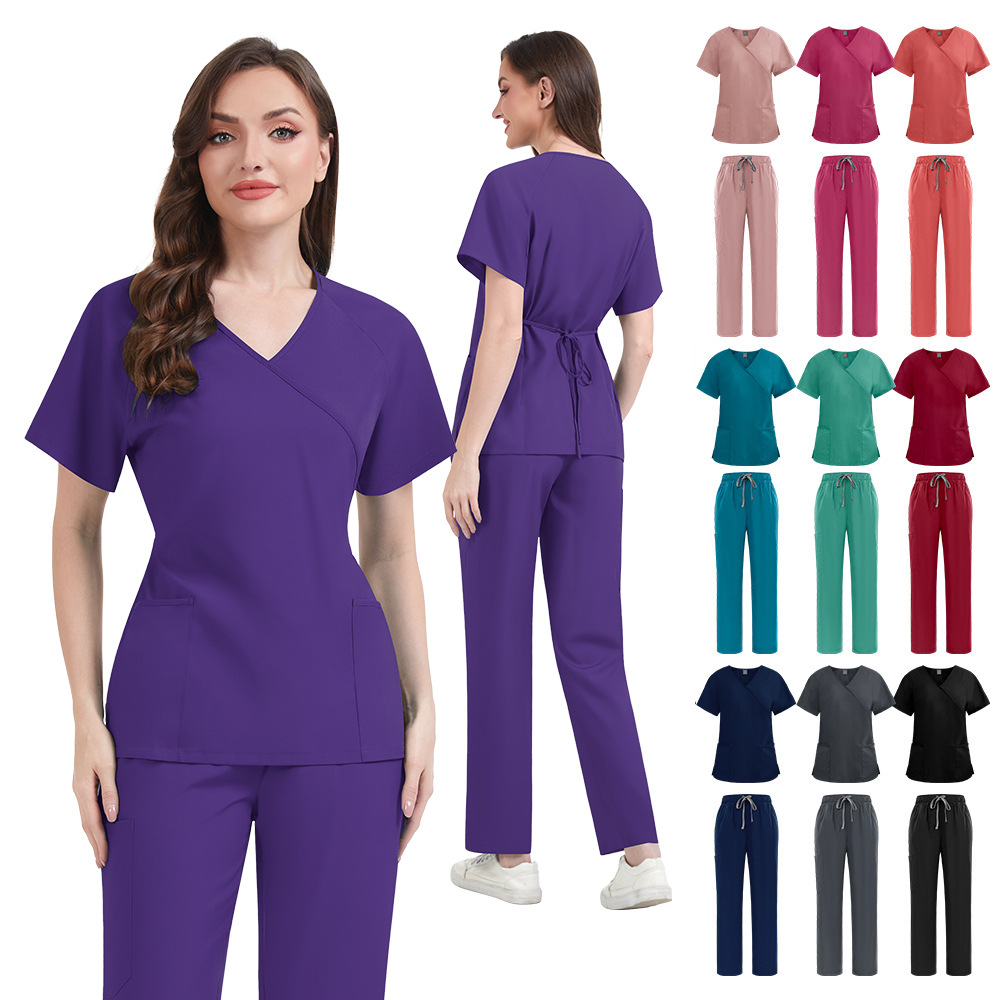 Medical Lab Hospital - Slim Fit Kadın Scrubs Setleri Hastane