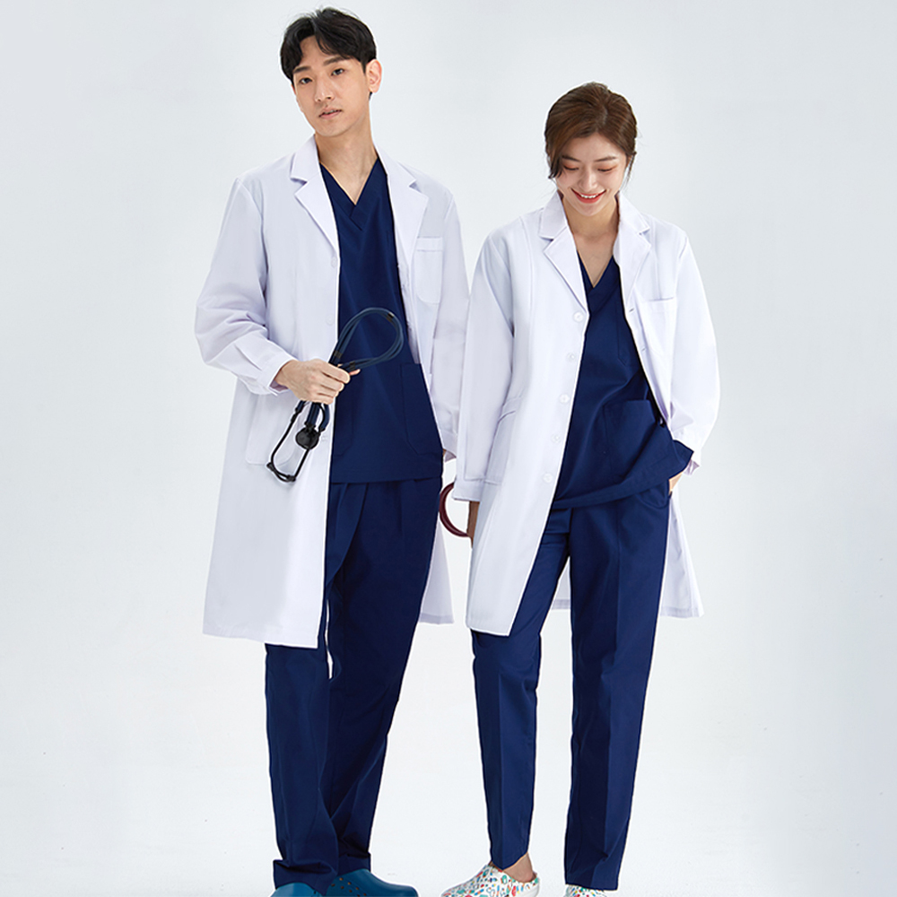Medical Lab Hospital - Unisex beyaz ceket laboratuvar önlüğü hastane