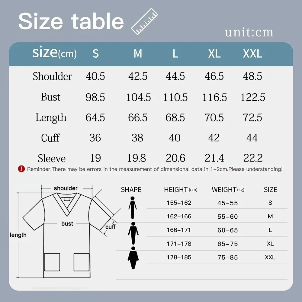 Women Short Sleeve V Neck Shir - Medical Lab Hospital incelemesi ve fiyatı