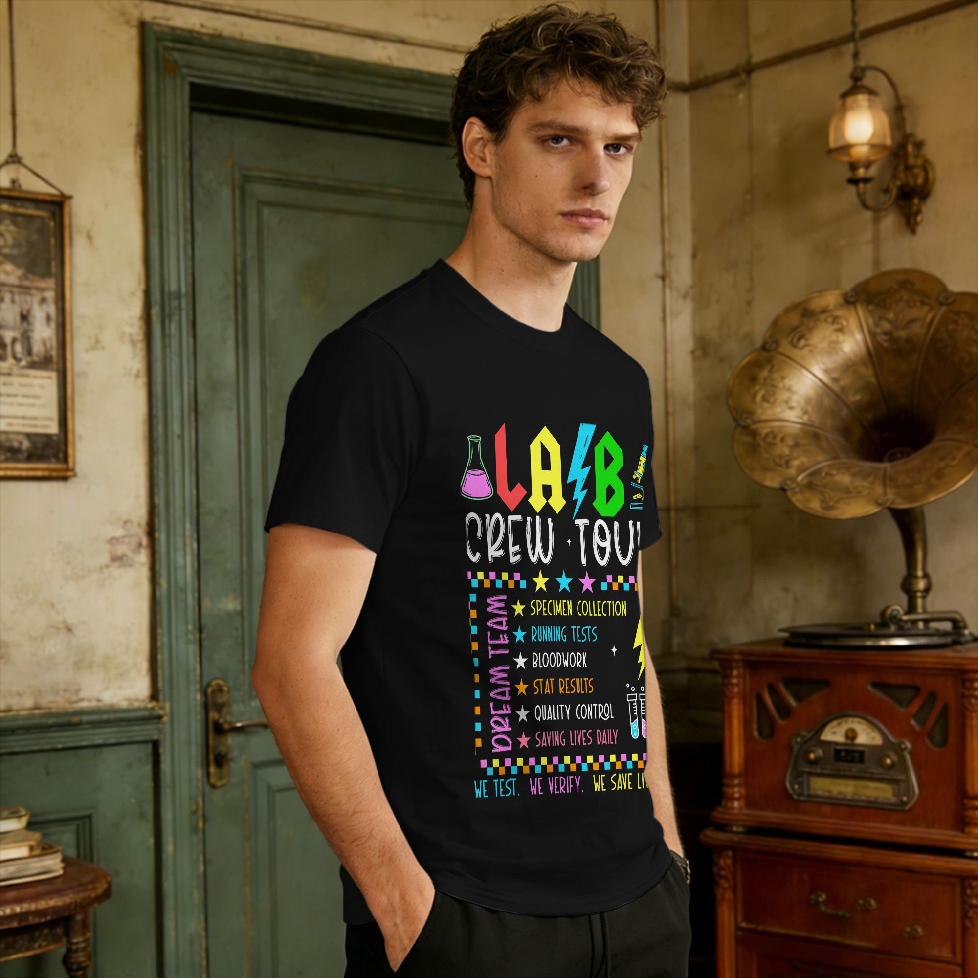 Vintage T-Shirt Yaz Laboratuva - Medical Lab Professionals Week incelemesi ve fiyatı